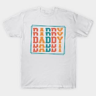 DADDY Retro Gift for Father’s day, Birthday, Thanksgiving, Christmas, New Year T-Shirt